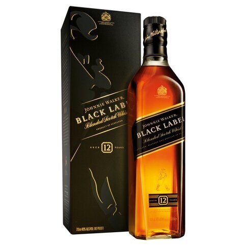 Johnnie Walker Black Label Blended Scotch Whisky 70cl - Premier Ravensdale