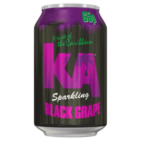 Ka Sparkling Black Grape 330ml