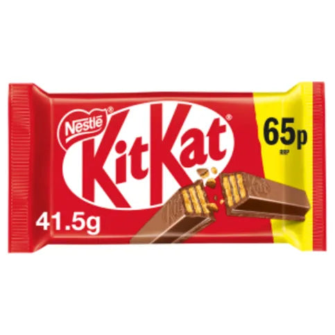 KitKat 4 Finger Milk Chocolate Bar 41.5g