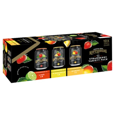 Kopparberg Premium Cider The Strawberry Variety Pack 10 x 330ml