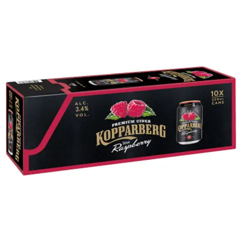 Kopparberg Premium Cider with Raspberry 10x330ml