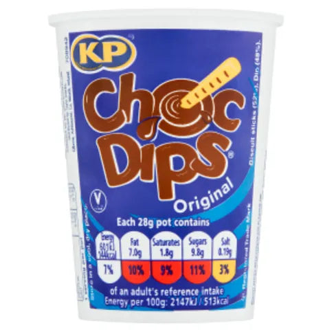 KP Choc Dips Original 28g