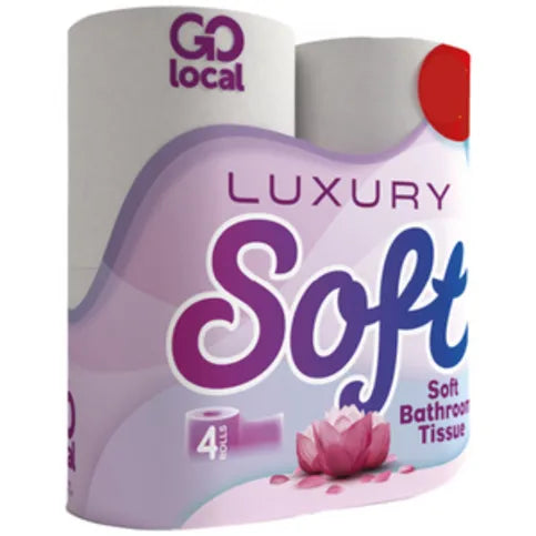 Go Local Luxury Soft Toilet Paper 4 Pack