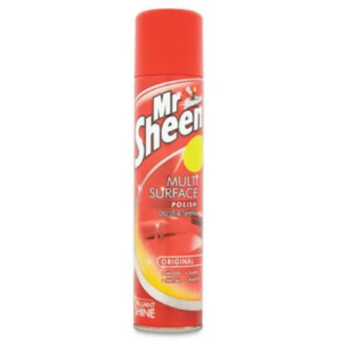 Mr Sheen Original Polish Aerosol Spray 4 in 1 Multi Surface 300ml