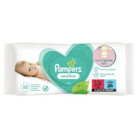 Pampers Sensitive Baby Wipes 52 Pack - Premier Ravensdale