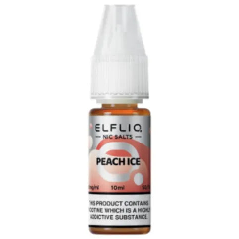 ELFLIQ Nic Salts E-liquids 10mg/ml Peach Ice