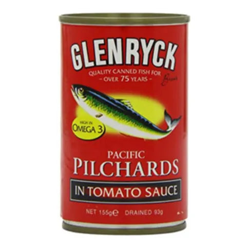 Glenryck Pacific Pilchards in Tomato Sauce 155g