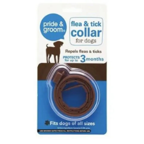 Pride & grime flea & tick collar for dogs