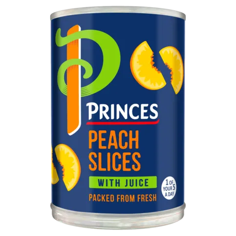 Princes Peach Slices with Juice Tin 410g