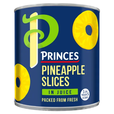 Princes Pineapple Slices with Juice Tin 432g