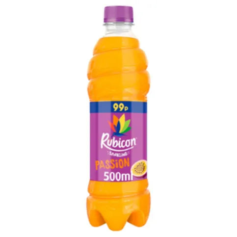 Rubicon Sparkling Passion Fruit Juice Drink 500ml