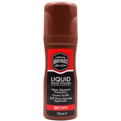 Shoetreats Brown Liquid Shoe Shine Polish 75ml