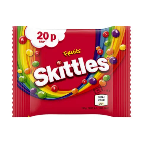 Skittles Fruits Sweets Bag 18g