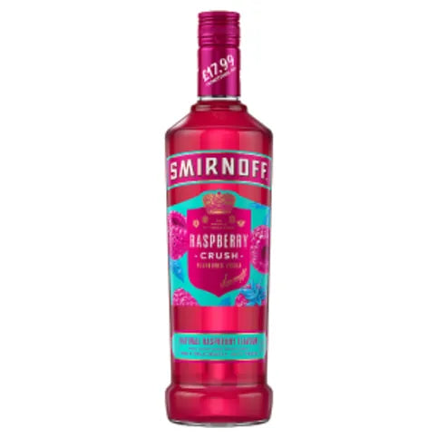 Smirnoff Raspberry Crush Flavoured Vodka 70cl