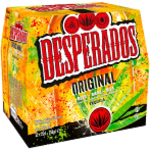 Desperados Tequila Lager Beer 12 x 250ml Bottles