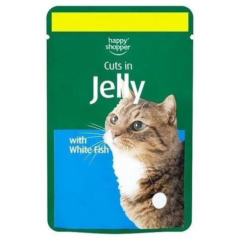 Happy Shopper Cuts in Jelly With White Fish 100g
