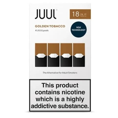 Golden Tobacco 18mg/ml JUULpods (Pack of 4)