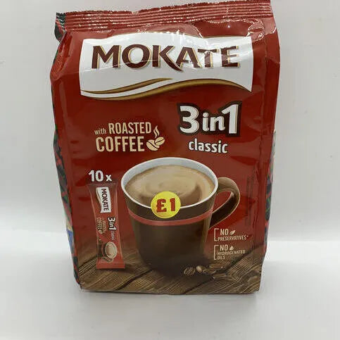Mokate 3in1 Coffee Sachet 180g