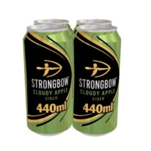 Strongbow Cloudy Apple Cider 4 x 440ml Cans