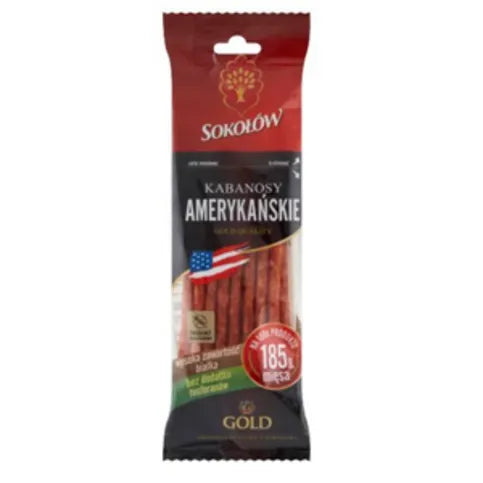 Sokolow Gold Thin Smoked Sausages 120g