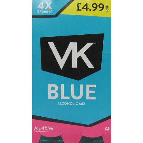 V K Blue 4 x 275ml