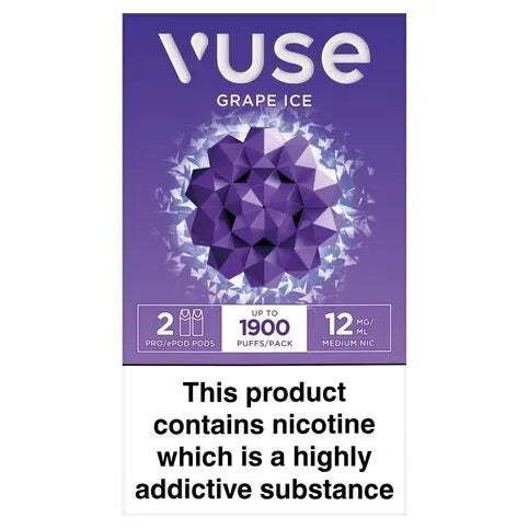 Vuse ePod Pods vPro Grape Ice 12mg/ml UK