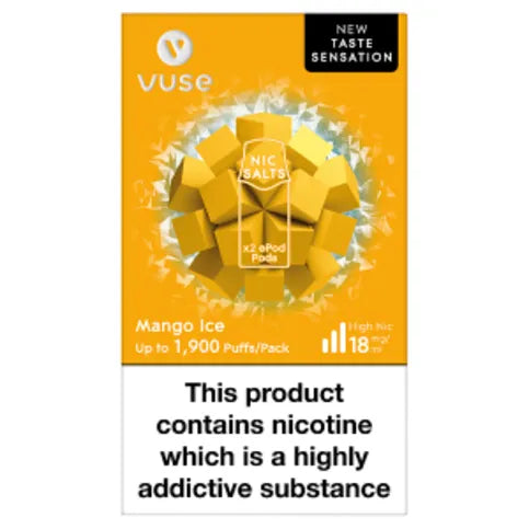 Vuse x2 ePod Pods Mango Ice 18 mg/ml