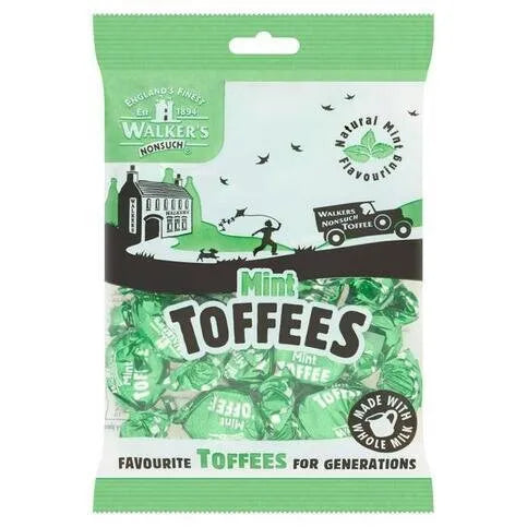 Walkers Mint Toffees 150g