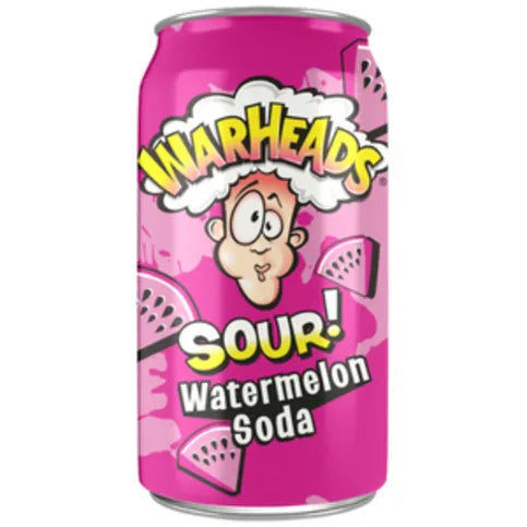 Warheads Sour Watermelon Sour Soda 355ml