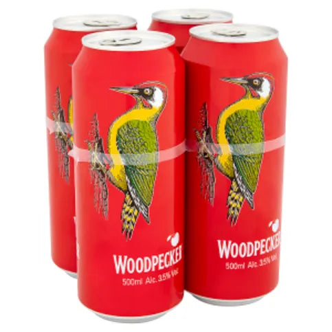 Woodpecker Cider 4 x 500ml Cans