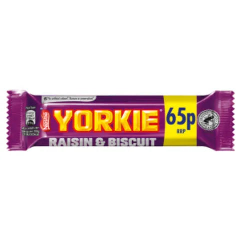 Yorkie Raisin & Biscuit Chocolate Bar 44g
